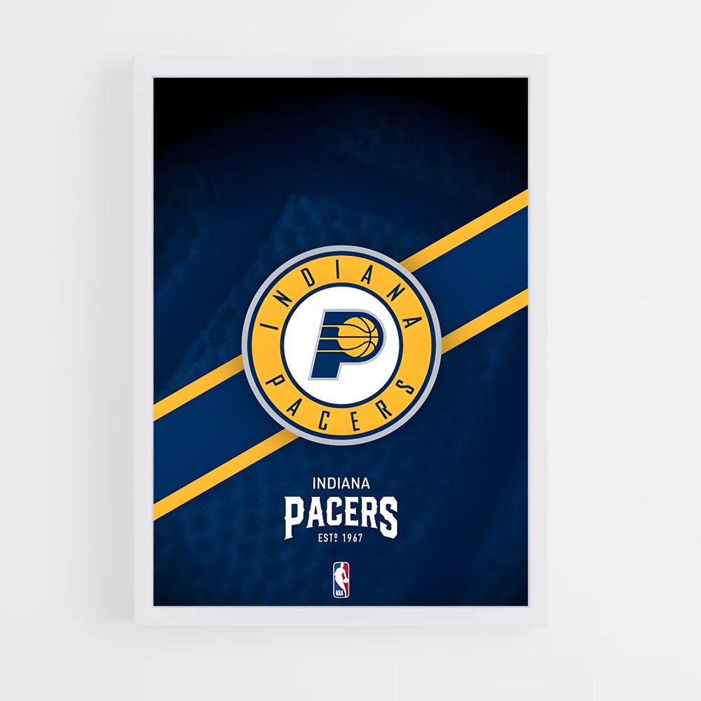 Poster Pacers Éclipse – affiche Basketball (vue 3)
